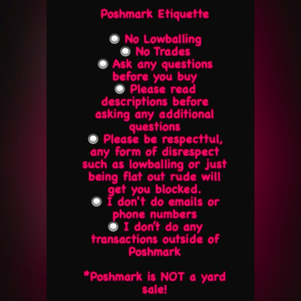 Poshmark Etiquette 101‼️